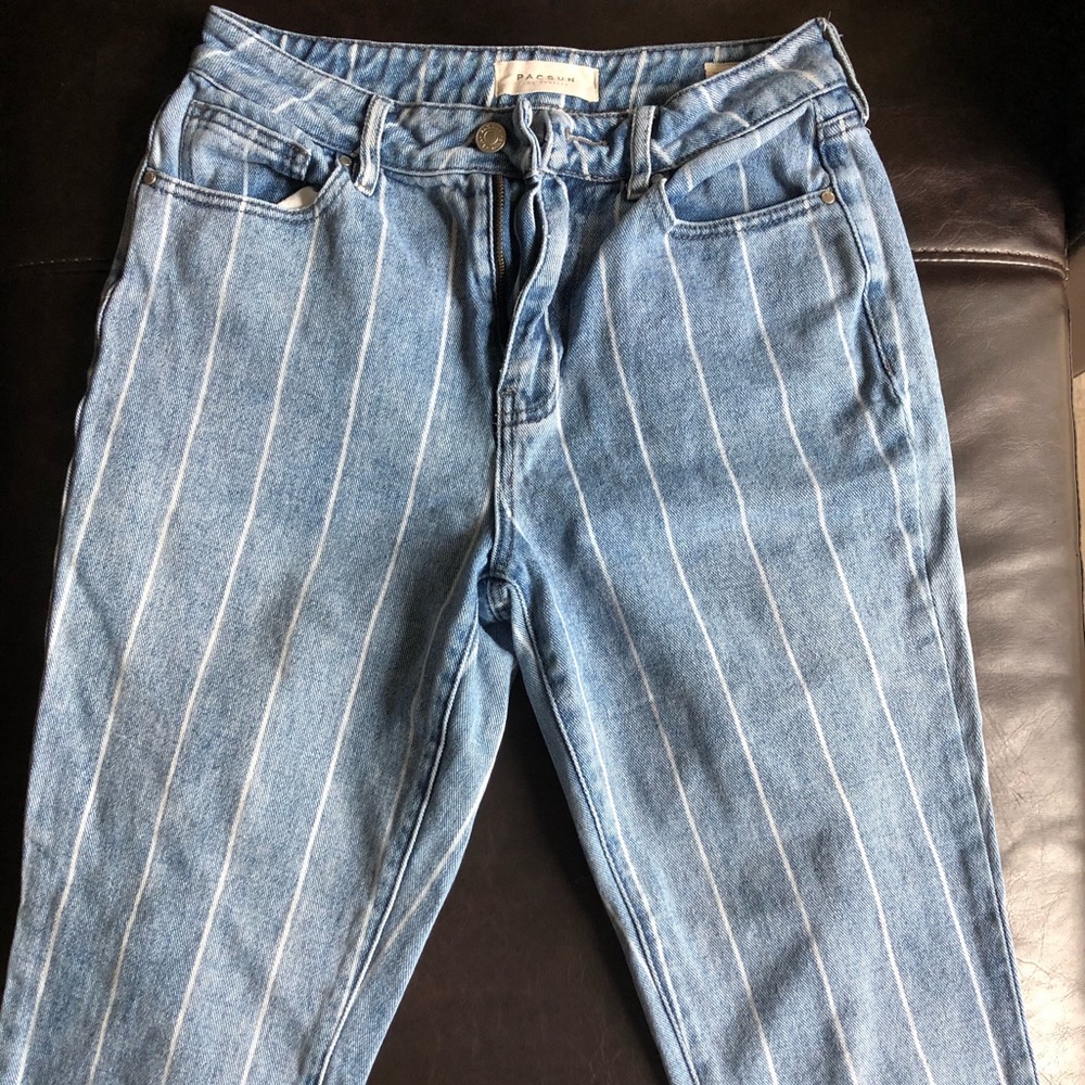 Pacsun Striped Mom Jeans Size 26